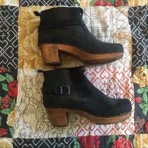 Sanita Clog Boots, Wood Heel